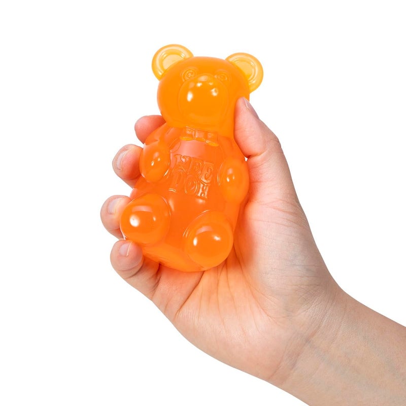 سكايلينغ Schelling Needoh Gummy Bear - لعبة تململ الحسية مع ملء تشبه الهلام - 3.5 "" طويل القامة - برتقالي (حزمة 1) - Image 5