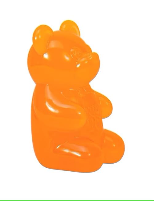 سكايلينغ Schelling Needoh Gummy Bear - لعبة تململ الحسية مع ملء تشبه الهلام - 3.5 "" طويل القامة - برتقالي (حزمة 1) - Image 2