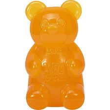 سكايلينغ Schelling Needoh Gummy Bear - لعبة تململ الحسية مع ملء تشبه الهلام - 3.5 "" طويل القامة - برتقالي (حزمة 1) - Image 1