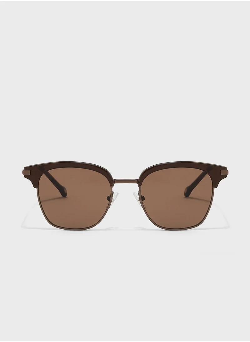 30Sundays Fossil Round Sunglasses