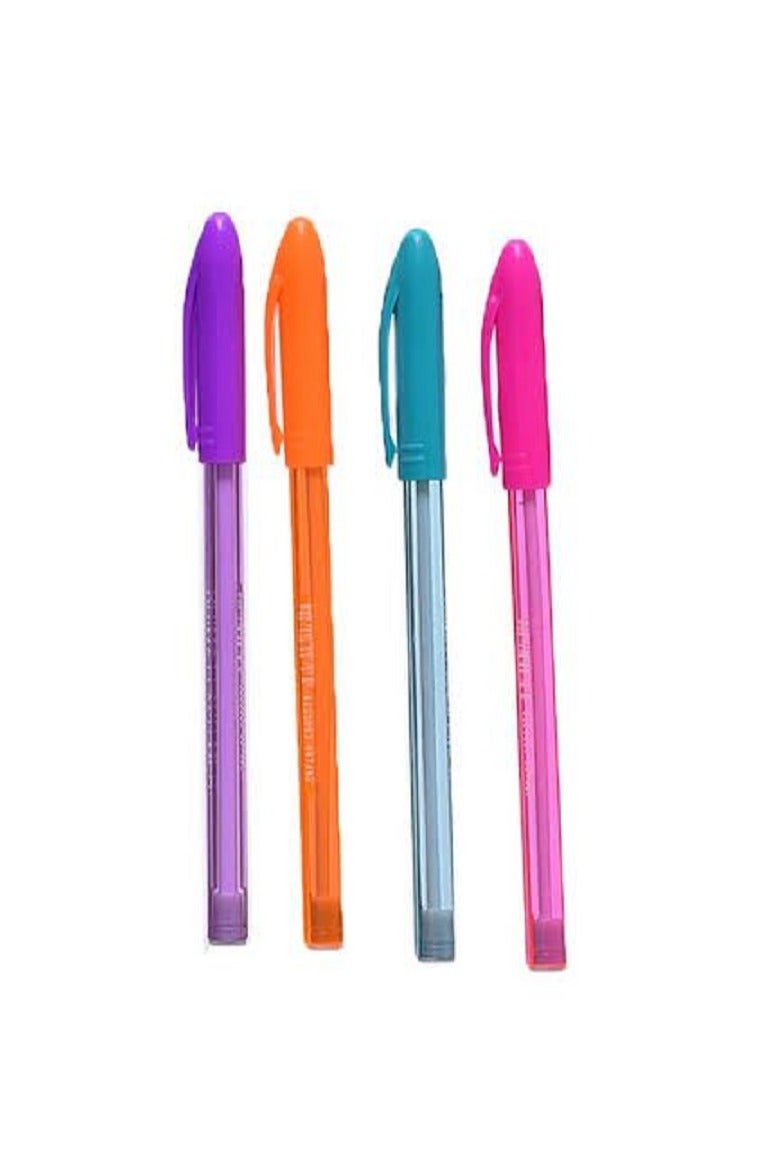 6-piece school supplies set (6-piece multi-purpose pencil case + 4-piece pencil sharpener with eraser + 4-piece highlighter pen + 4-piece gel pen + 2 fine-point pens + 6 felt-tip pens) - Image 4