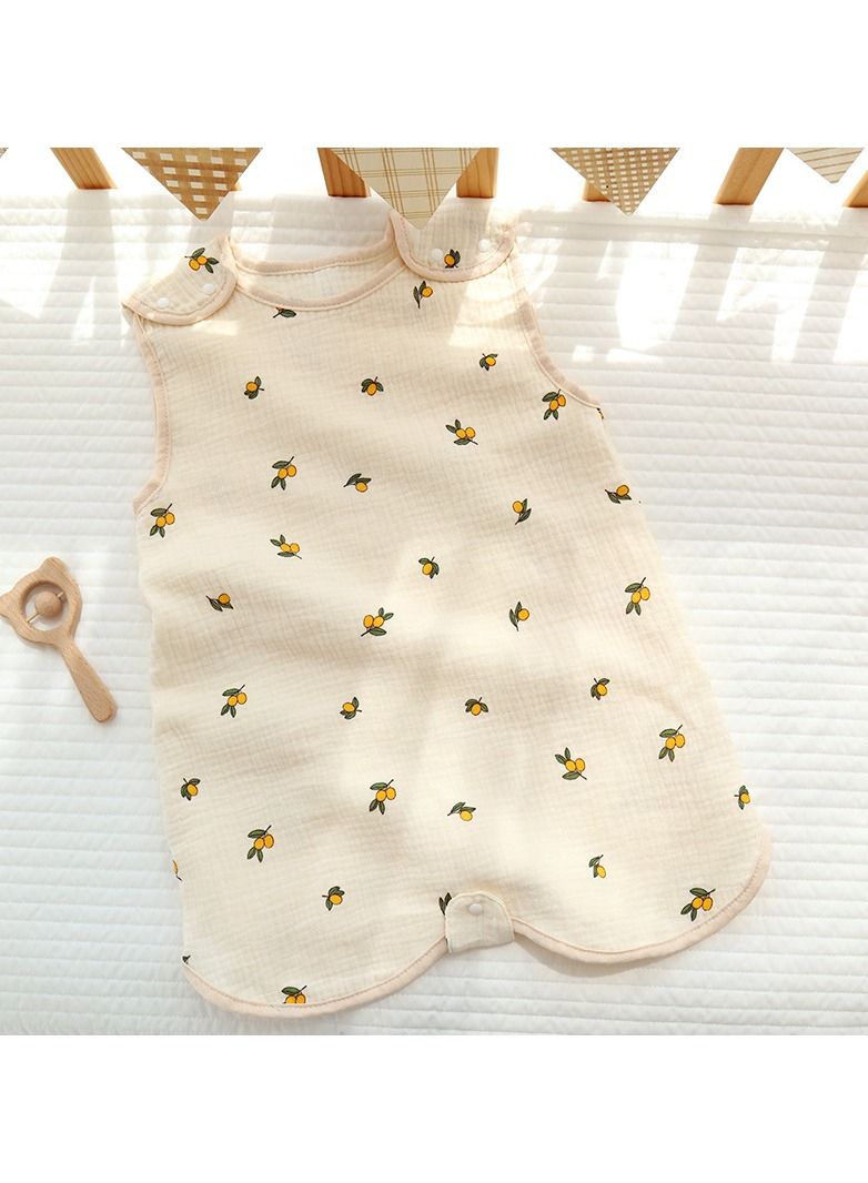 Loquat Summer Suitable For Baby Anti Startle Cotton Wrap Sleeping Vest Bag