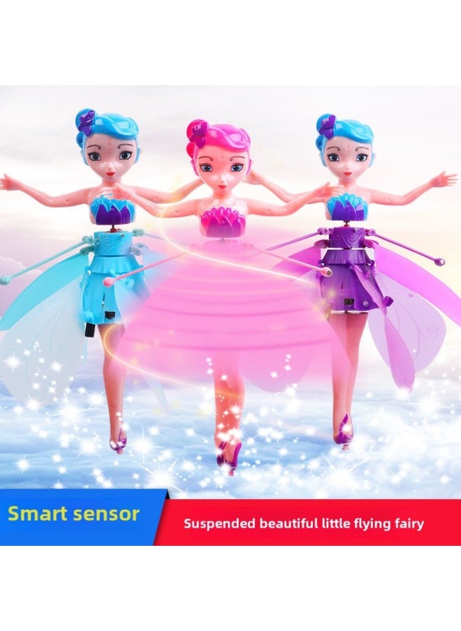 Internet Red Children's Toy Gesture Induction Swing Suspension Colorful Luminous Remote Control Flight Decompression Parent-Child Interaction-Color:Startstop Small Remote Control●4  - Image 2