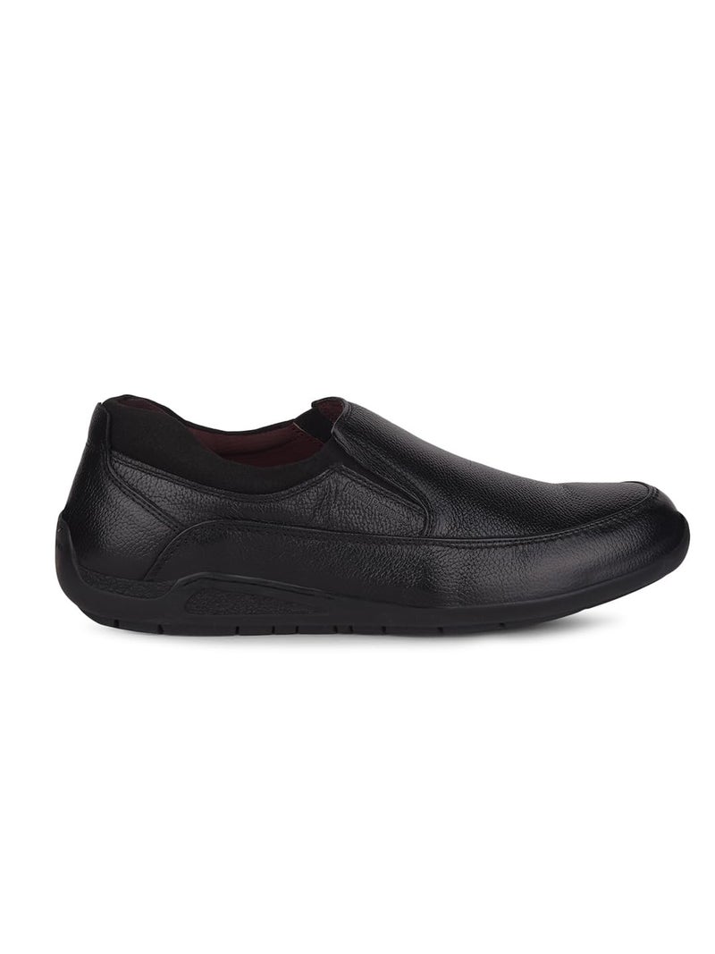 Hush Puppies MenADRIAN Slip ON E Shoes UK 7 Color Black (8546218) - Image 3