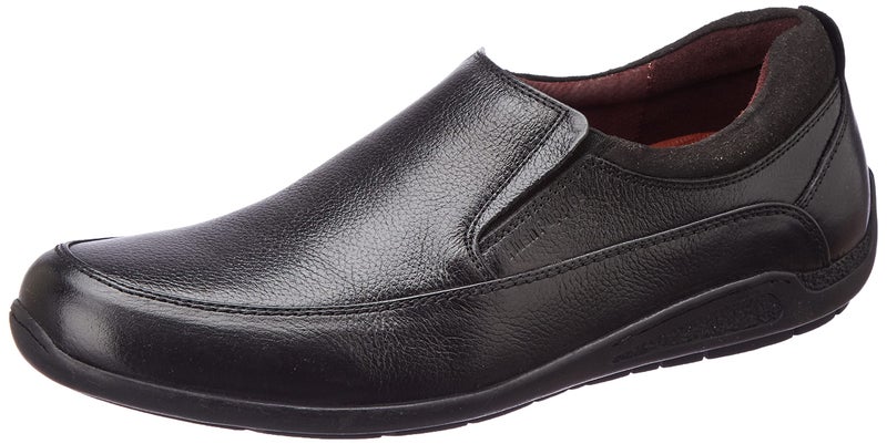 Hush Puppies MenADRIAN Slip ON E Shoes UK 7 Color Black (8546218) - Image 1