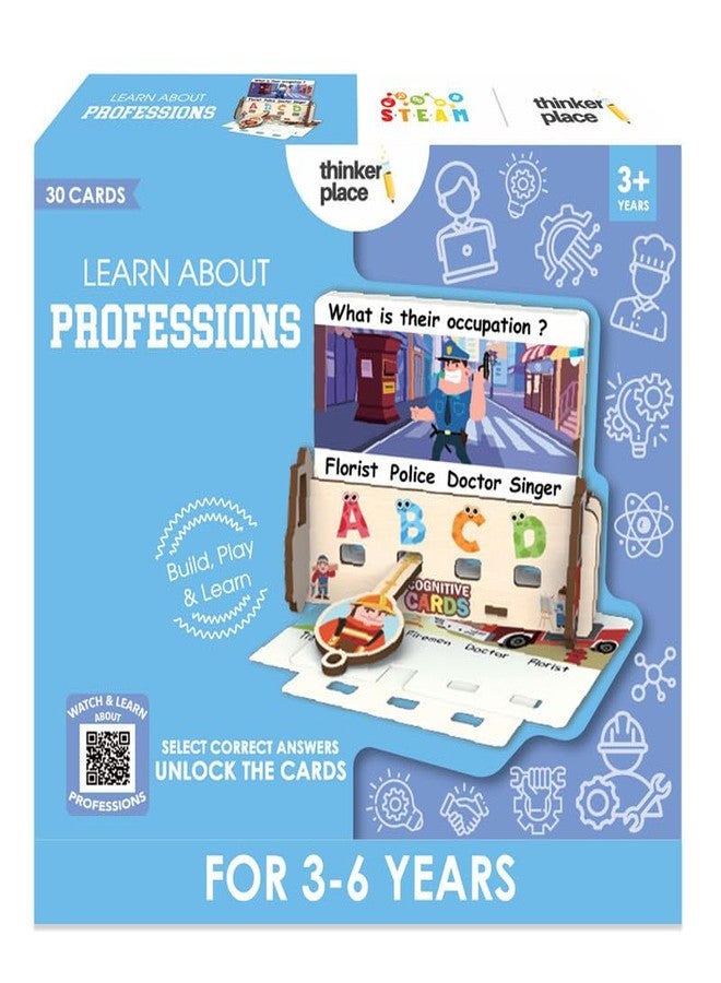 ThinkerPlace 30 Logic Puzzle Answers - Profession | Logical Thinking Puzzle | STEM Learning: Learn About Professions | Educational Toy for Kids 3+ - Image 5