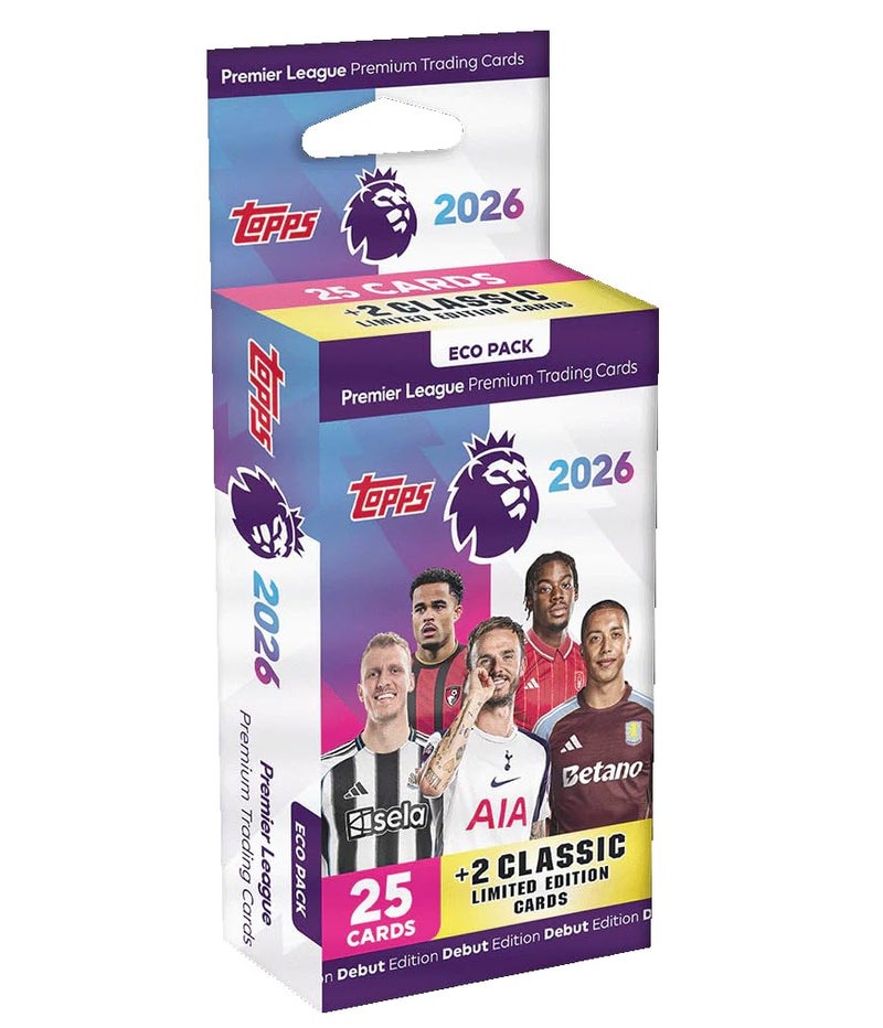 Topps Premier League 2026 - Debut Edition - Trading and Collectible Card Game (Eco Pack) - Image 1