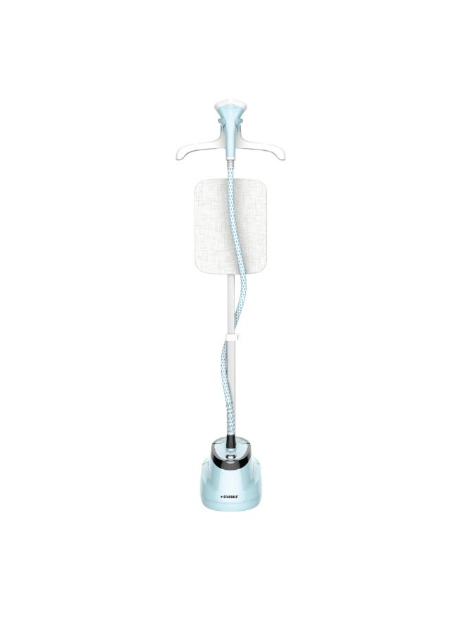 Garment Steamer with Ironing Board 2000W Vertical Steam Iron, 1.6L Removable Water Tank, Fast Heat-Up Wrinkle Remover