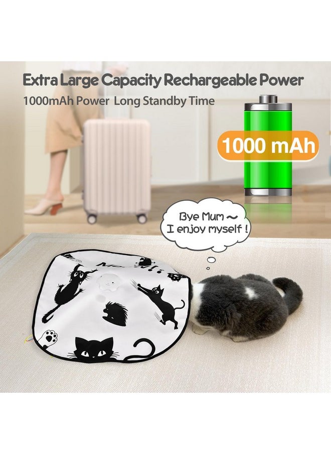 Orsda Cat Toys Rechargeable, 4In 1 Interactive Automatic Indoor Cats Toy With 8 Holes Mice WhackAMole, Hide And Seek Smart Motion Kitten Toys With 5Pcs Diy Replacement Refills  - Image 5
