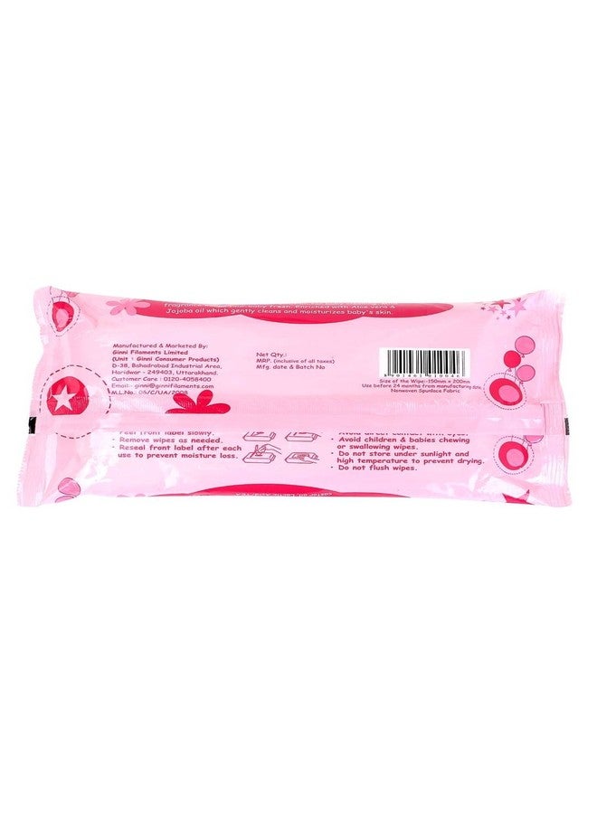 GINNI Premium Baby Wet Wipes (60 Wipes/Pack, Pack of 2) & Magic Coin Tissues (50 Pcs) – Gentle Cleansing, Skin-Friendly, Travel-Friendly, Multi-Purpose Wipes - Image 2