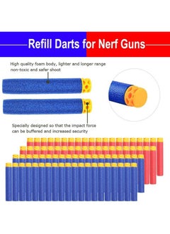 POKONBOY POKONBOY Party Supplies Compatible with Nerf Guns, 10 Sets Kids Blaster Guns Birthday Party Favors Accessories with Face Mask, Refill Darts, Tactical Glasses and Wrist Bands for Two Teams  - Image 5