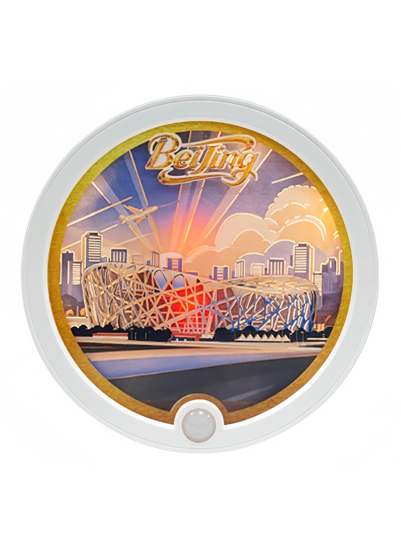 3. لمبة الليل ذات الاستشعار والصورة المجسمة - Image 1