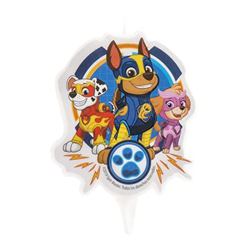 Dekora 346226 Chase Skye Marshall 2D Paw Patrol Birthday Candle - Image 1