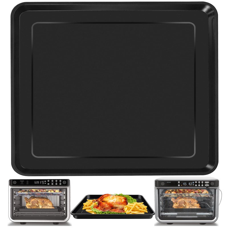 Air Fryer Grill Pan for Ninja Foodi DT251 DT201 DT200 Digital Air Fryer Countertop Oven 136 116 Air Fryer Grill Plate Crisper Plate Rack Accessories Replacement Parts TrayDishwasher Safe