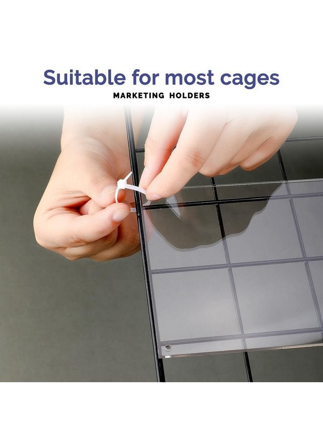 Marketing Holders 14” x 4.5" Cage Guard Siding Habitat Liner Flexible Pet 1 Pack of 8 Pliable Sheets Sanitary Small Animal Pen Rabbit Guinea Pig Lining Critter Urine Splash Protection Pens or Corrals - Image 3
