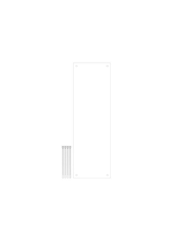 Marketing Holders 14” x 4.5" Cage Guard Siding Habitat Liner Flexible Pet 1 Pack of 8 Pliable Sheets Sanitary Small Animal Pen Rabbit Guinea Pig Lining Critter Urine Splash Protection Pens or Corrals - Image 1