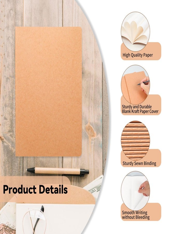 miikoul 24Pack Kraft Notebooks,A5 Blank Notebooks for Kids College Ruled Notebook Journal Notebooks Bulk for School Classroom Students Office Notes Writing Supplies - Image 3