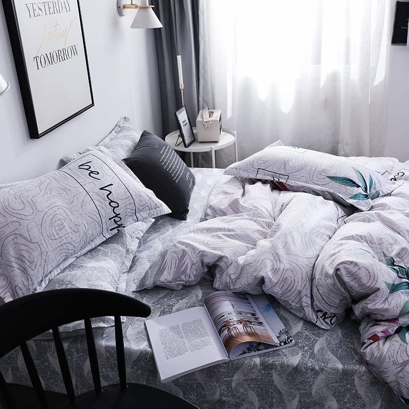 King Size/Single Size Bedsheet duvet cover pillow case 6pcs One Set High Cotton Quality Bedding Set Kids' Duvet Covers (A9, Single Size) - Image 3
