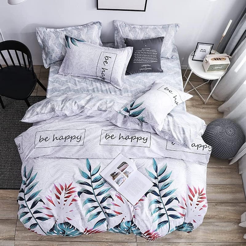King Size/Single Size Bedsheet duvet cover pillow case 6pcs One Set High Cotton Quality Bedding Set Kids' Duvet Covers (A9, Single Size) - Image 1