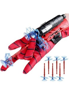 Generic Obidodi Launcher Wrist Toys Set, Spider Toy Launcher Gloves Kids, Spider Web Shooter, Hero Launcher Wrist Toy Great for Kids Boys Costume Cosplay Gift 