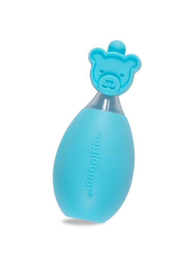 oogiebear: Baby Nasal Aspirator - Safe Booger & Earwax Remover for Newborns, Infants, Toddlers - Better Syringe, Airtight Suction, Nose Sucker - Essential Baby Stuff, Diaper Bag Must-Haves, Blue - Image 2