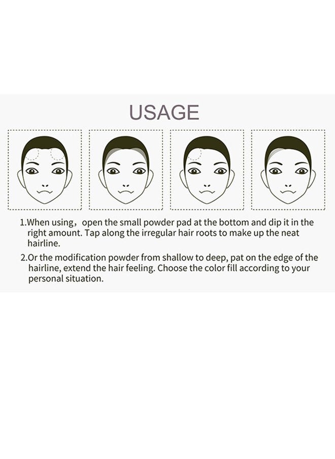 MAYCHEER - Hairline Powder Stick, 1 PCS Hair Shadow Powder Root Touch Up Powder, Waterproof Hair Shading Sponge Pen Hair Filler Powder for Cover Gray Hair Root, Hair Touch-Up, Thin Hair (Brown) - Image 1