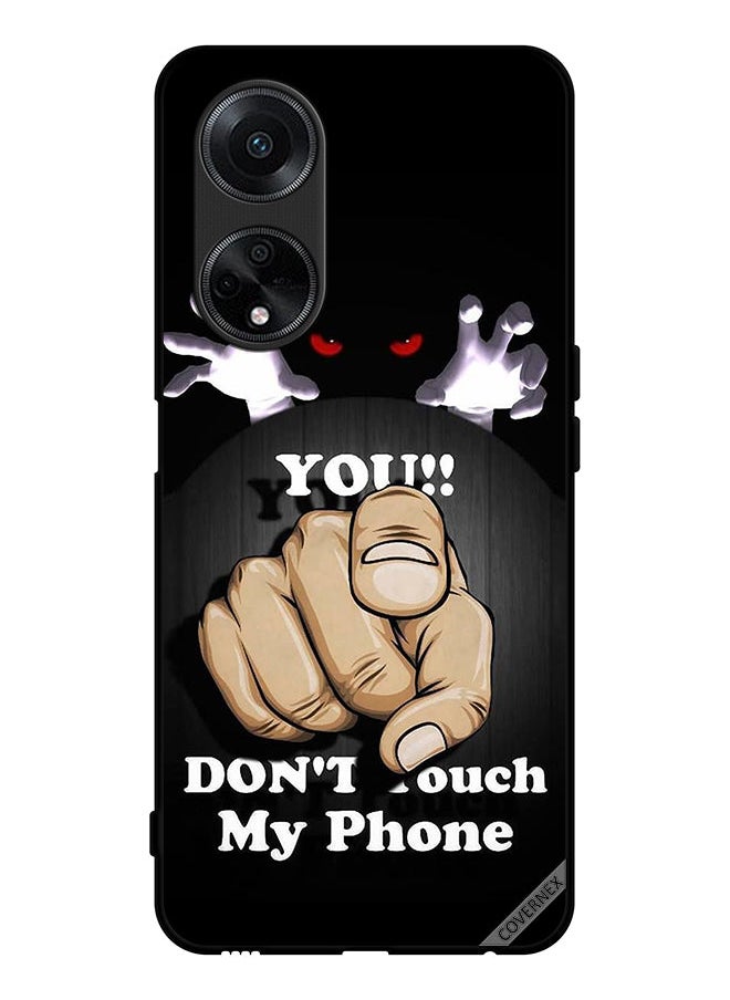Covernex Protective Case Cover For Oppo A98 5G You Don't Touch My Phone  - Image 1