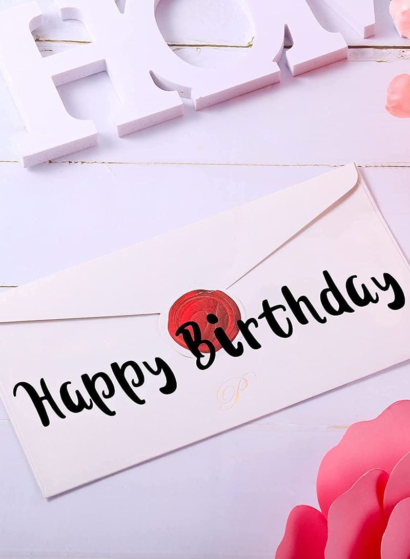 Zikra 8 Sheets Graduation Cap Stickers Self-Adhesive Vinyl Sticker Alphabet Number Stickers - Image 4