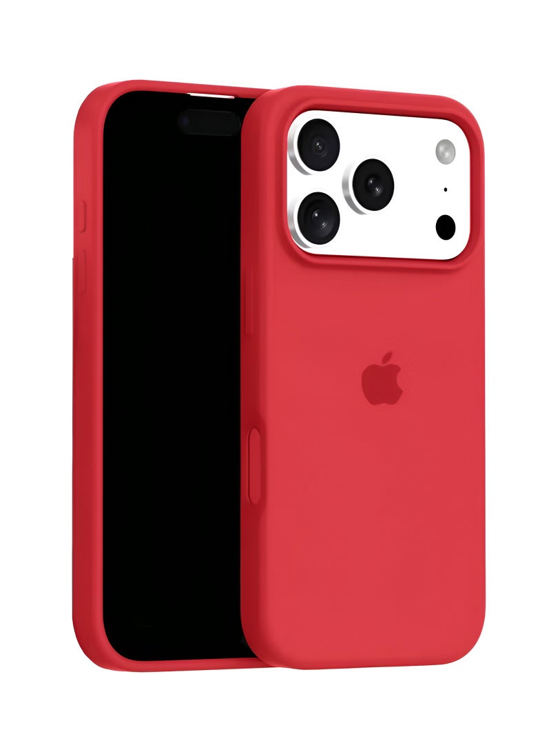 جراب iPhone 17 Pro مصنوع من السيليكون السائل الناعم الملمس، جراب iPhone 17 Pro لحماية الجسم بالكامل، مضاد للخدش والصدمات، جراب هاتف iPhone 17 Pro مقاس 6.3 بوصة - Image 1