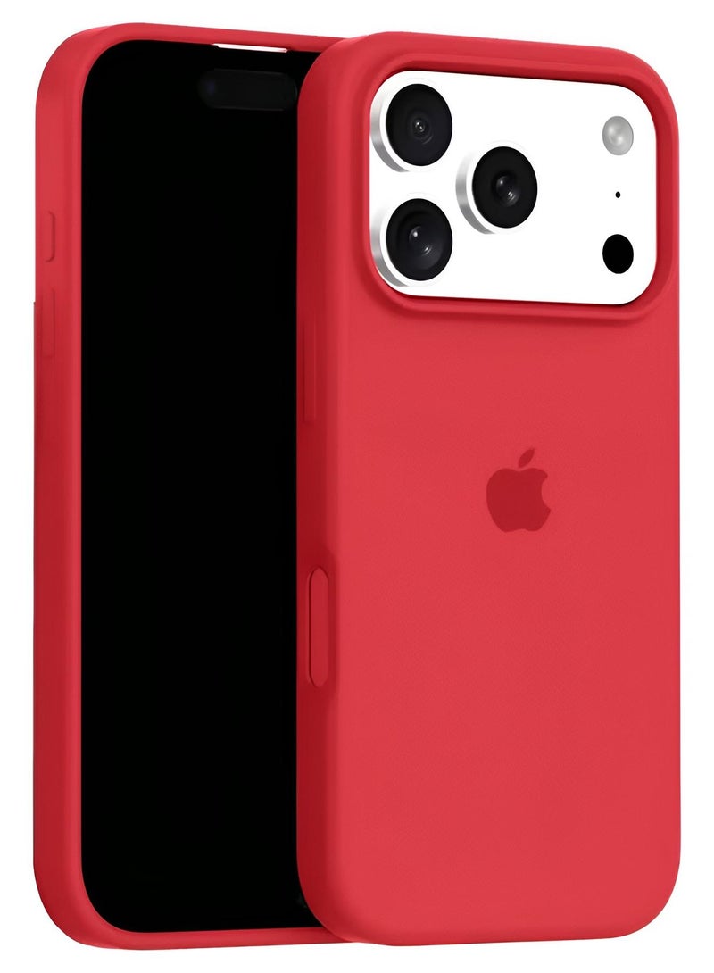 iPhone 17 Pro Case Liquid Silicone Silky Soft Touch Cover iPhone 17 Pro Full-Body Protection Anti-Scratch Shockproof Phone Case For iPhone 17 Pro 6.3-Inch - Image 1