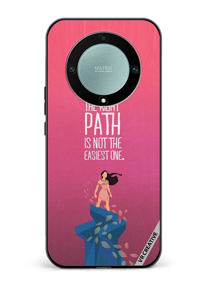 VR CREATIVE Protective Case Cover For Honor X9b Sometimes The Right Path Design Multicolour - Image 1