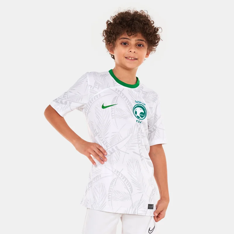نايكي تيشيرت كرة القدم السعودية الأساسي للاطفال الكبار - 2022/23