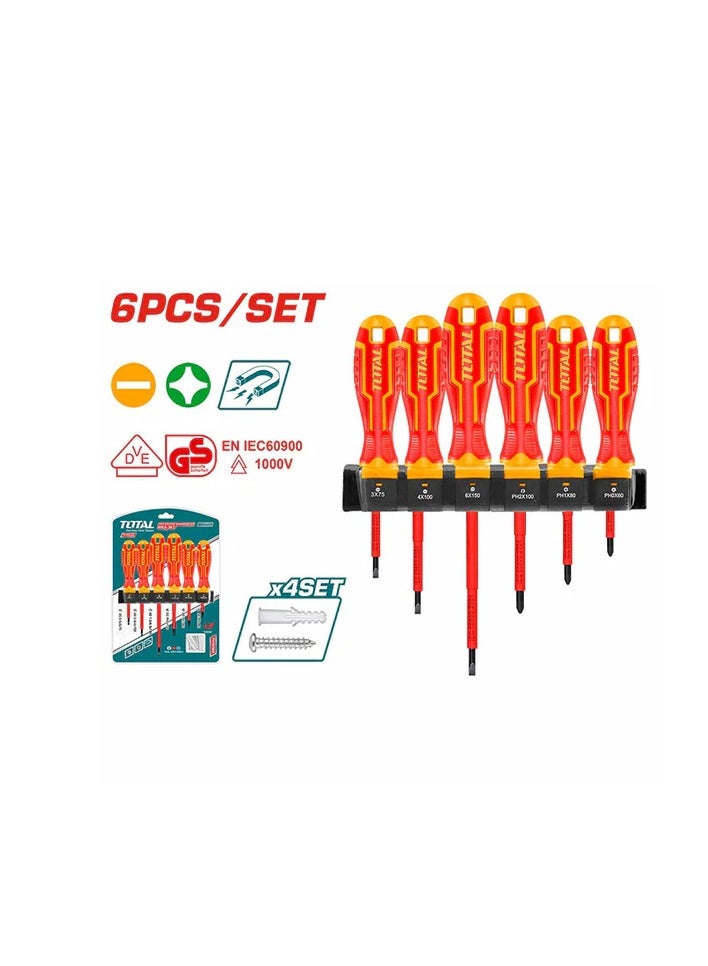 TOTAL Insulated Screwdriver Set - THTIS566 - Total - Image 2