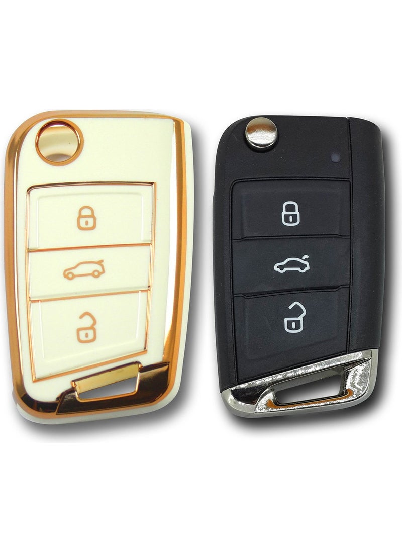 Tekno Dev Market Volkswagen-Seat-Skoda Flip Silicone Key Case  - Image 2