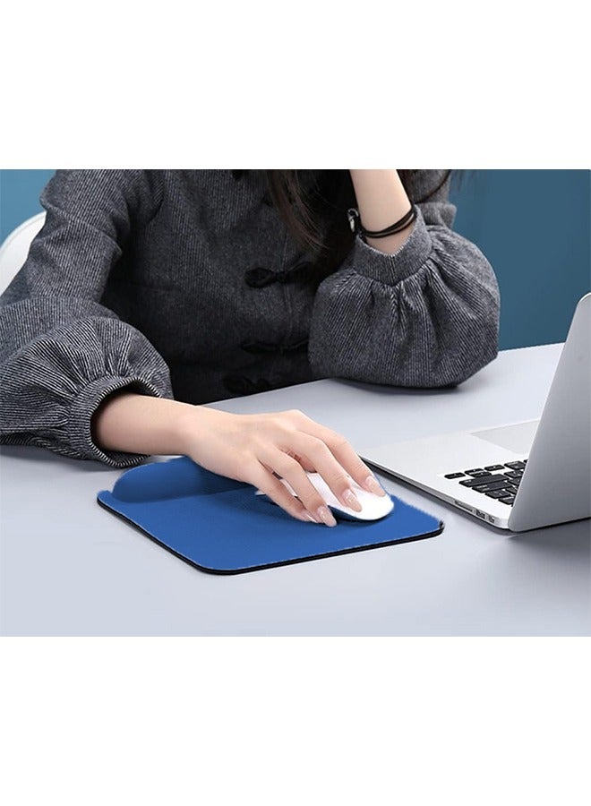 Ergonomic Mouse Pad Wrist Support, Comfortable Mouse Pad Wrist Rest, Relieve Wrist Pain Gel Mouse pad, Non-Slip Rubber Base Mousepad for Laptop (dark blue）  - Image 4