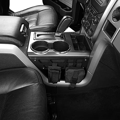Hooke Road F150 Interior Storage Accessories Center Console MOLLE Panel Compatible with Ford F-150 09-14 Pickup Trucks - Image 3