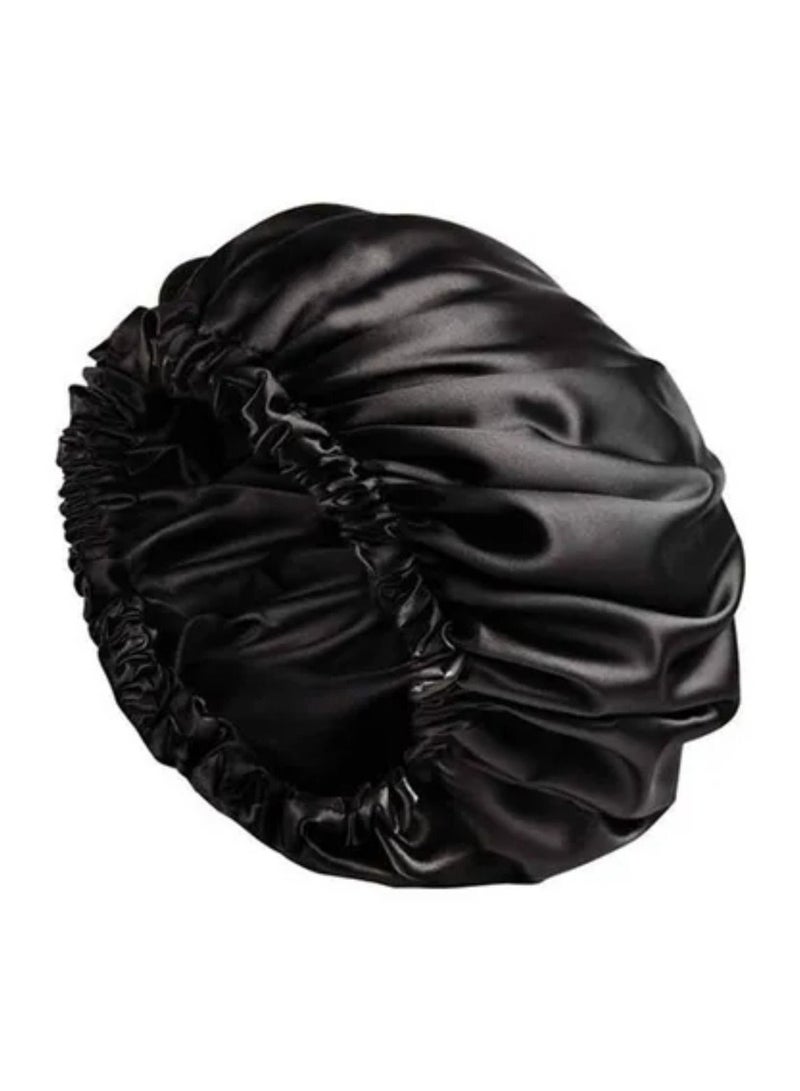 أرت لوك غطاء بونيه للشعر بوجهين أسود