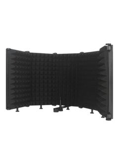 Portable Vocal Booth Recording Microphone Isolation Shield 5-Panel