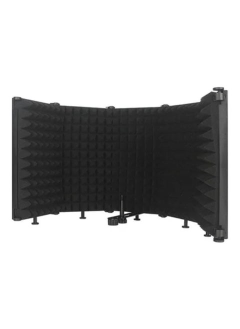 Portable Vocal Booth Recording Microphone Isolation Shield 5-Panel