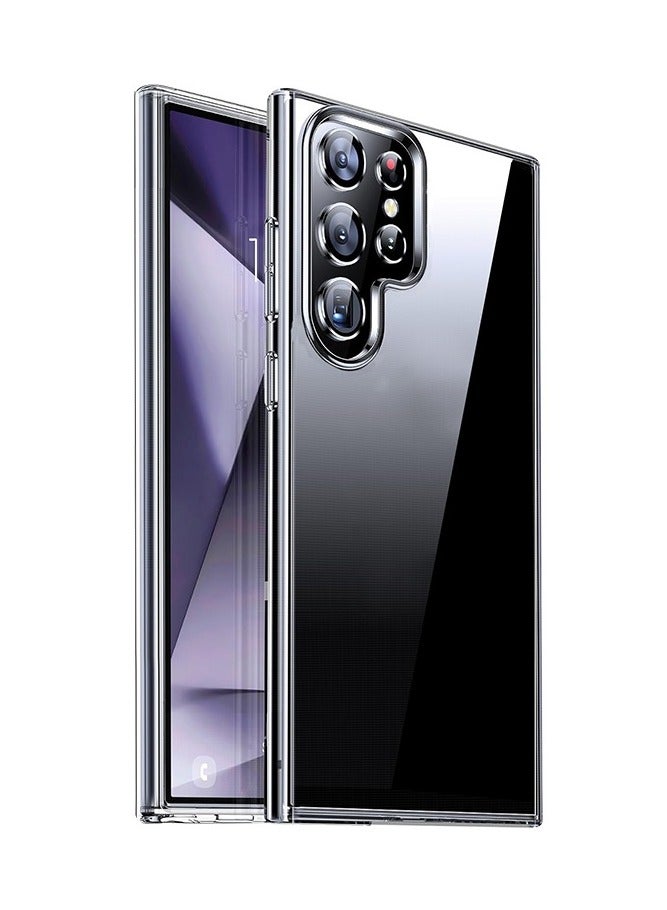 Clear Shockproof Case for Samsung Galaxy S25 Plus | PC+TPU Hybrid | AR Optical Coating | Anti-Yellowing | Full Protection Transparent Cover | Wireless Charging Compatible - Image 2