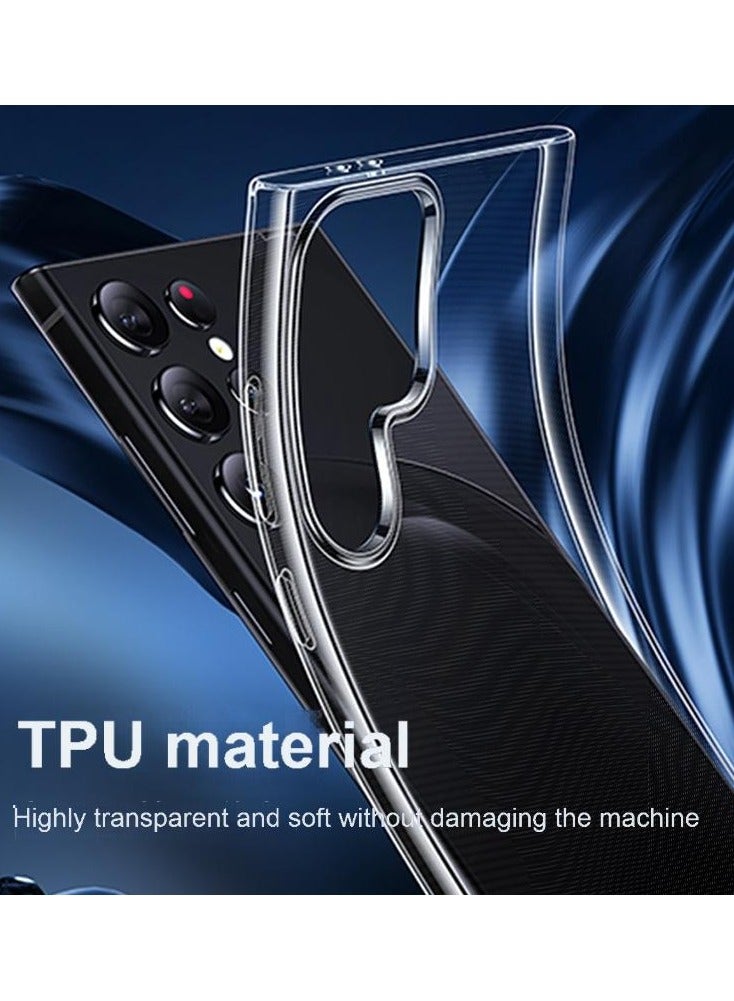 Clear Shockproof Case for Samsung Galaxy S25 Plus | PC+TPU Hybrid | AR Optical Coating | Anti-Yellowing | Full Protection Transparent Cover | Wireless Charging Compatible - Image 3