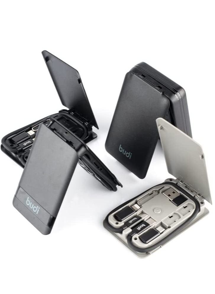 budi - Budi Multi Functional Box/Type-C to Type-C Cable Charge Sync Cable/Type-C to USB/Type-C to Lightning/Type-C to Micro/Compatible with iPhone 14Pro/14ProMax/ S22,S21+,Note20,Huawei P30 etc. - Image 1