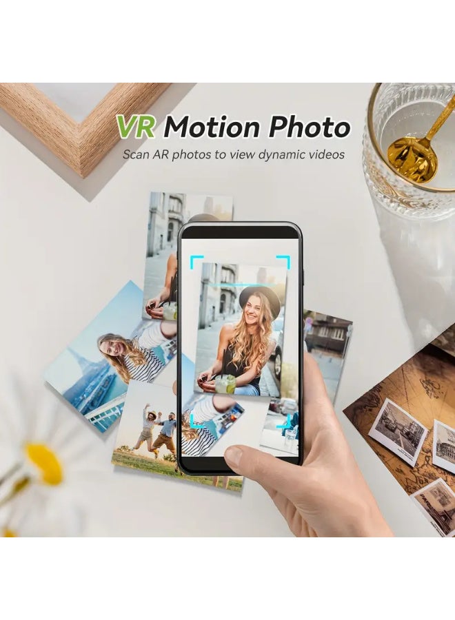 اتش بي ار تي طابعة صور HPRT صغيرة محمولة، تدعم الاتصال اللاسلكي بالهاتف المحمول، طباعة ملونة عالية الدقة بدقة 313 نقطة في البوصة، بتقنية ZINK، تعمل بمنفذ USB، صغيرة الحجم وخفيفة الوزن، مثالية للحفلات والسفر والاستخدام المنزلي - متوافقة مع أجهزة iOS/أندرويد - Image 4