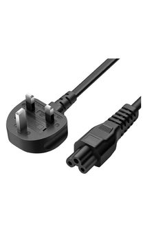 Terabyte Laptop Power Cable UK Plug to C5 3 pin Laptop Power lead  - Image 1