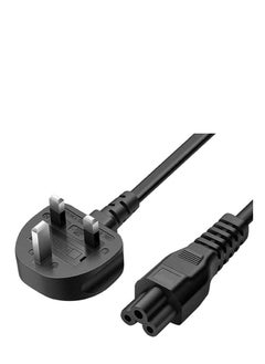 Terabyte Laptop Power Cable UK Plug to C5 3 pin Laptop Power lead  - Image 2