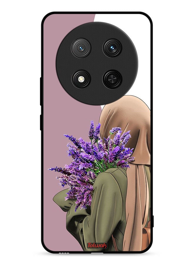 Tolwak Honor X9c 5G Protective Case Cover Holding Flower - Image 1
