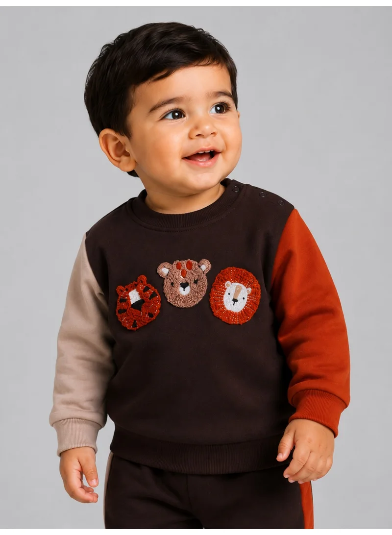 Victor And Jane Boys 2-Piece Graphic Sweatshirt & Jogger Pants Set