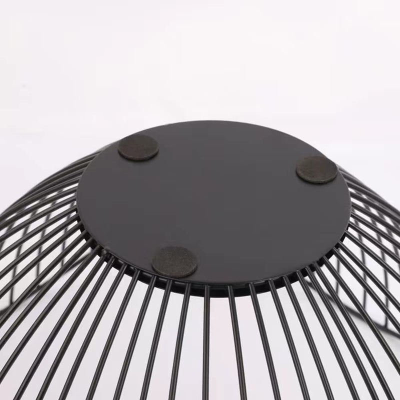 7UYUU Fruit Basket for Kitchen Counter, 10 Inches Mordern Black Metal Wire Produce Bowl for Fruit Vegetable (Curve) - Image 4