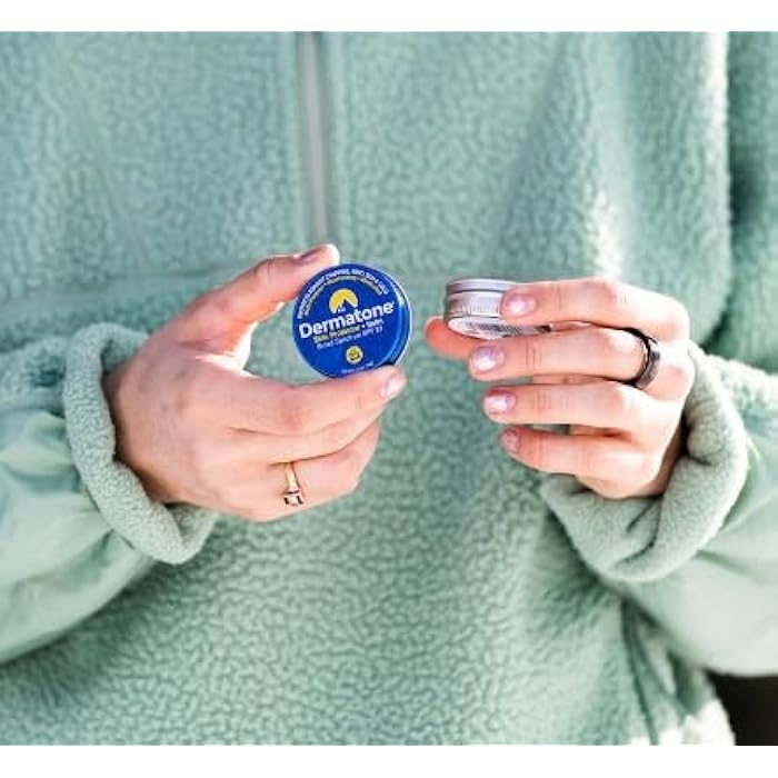 Dermatone Skin Protector Balm | Classic Tin 2-Pack Stocking Stuffer | All Year Long Skin Protection | Moisturizing | Heals & Repairs | SPF23 | Ski Balm | Advanced Skin Therapy, 0.5 oz - Image 3