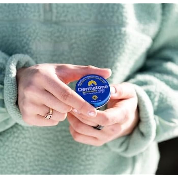 Dermatone Skin Protector Balm | Classic Tin 2-Pack Stocking Stuffer | All Year Long Skin Protection | Moisturizing | Heals & Repairs | SPF23 | Ski Balm | Advanced Skin Therapy, 0.5 oz - Image 2